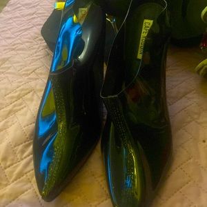 Ladies Patent leather high heel shoes